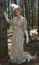Ladies Edwardian Downton Abbey Titanic Gown Size 12 - 14